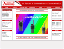 Tablet Screenshot of hansenfunk.de